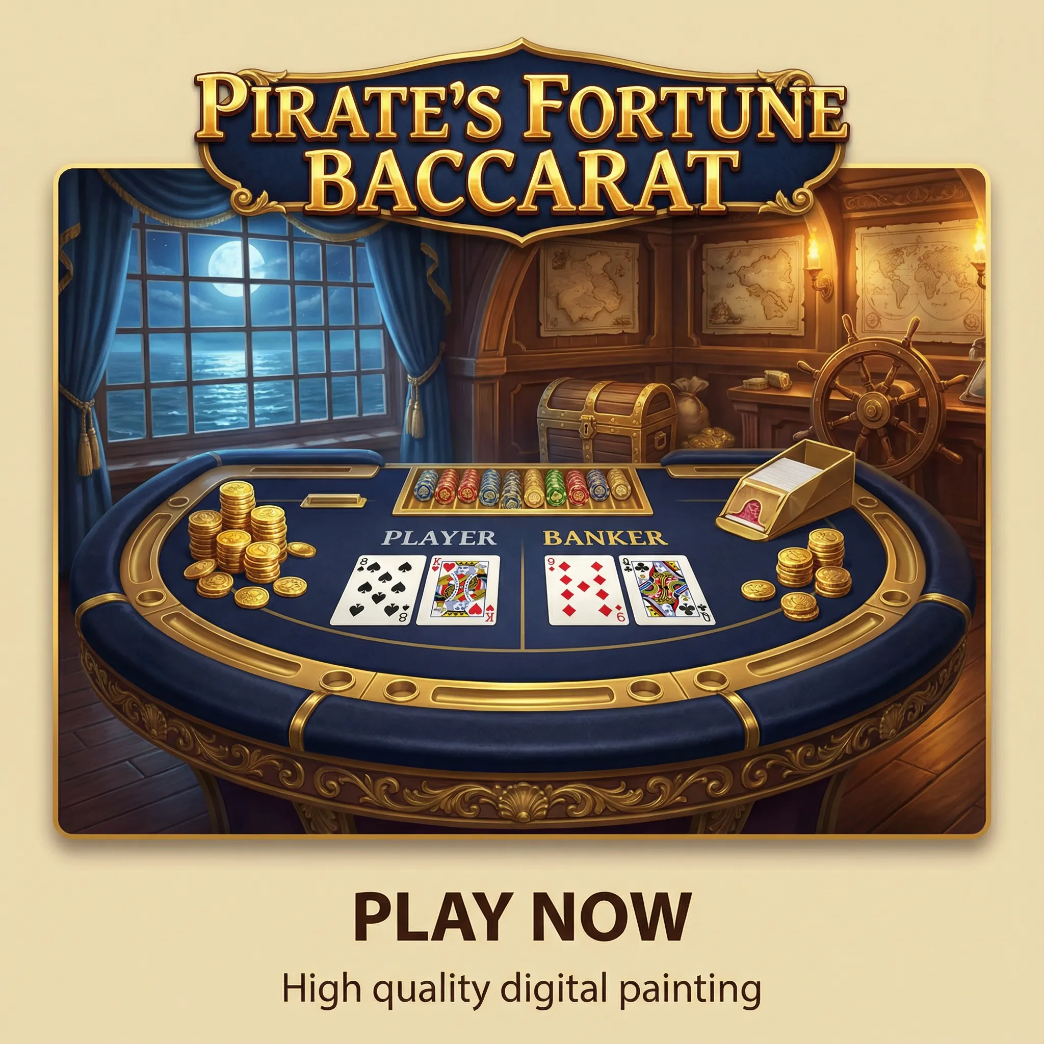 Bacará - Jogo de Cartas Elegante no Cassino win23